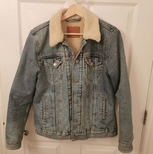 Levi's Original Faux Shearling Lined Trucker Jean Jacket
